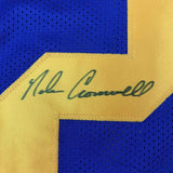 Autographed/Signed Nolan Cromwell Los Angeles LA Blue Football Jersey JSA COA