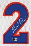 Mark Price Authentic Signed White Pro Style Jersey Autographed BAS Witnessed