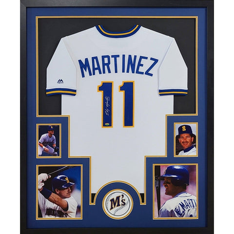 Edgar Martinez Autographed Signed Framed Seattle Mariners Jersey MILL CREEK