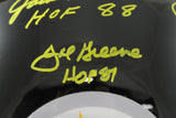 Pittsburgh Steelers Autographed HOF Pro Helmet Franco Bradshaw +12 Beckett 54612