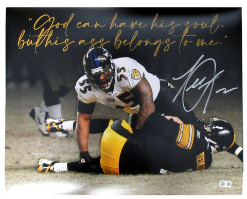 Terrell Suggs Autographed 16x20 Photo Baltimore Ravens Beckett 200741