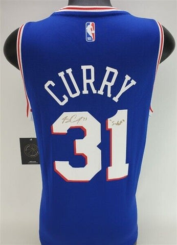 Seth Curry Signed Philadelphia 76ers Jersey Inscribed "S-Dot" (JSA & USA SM)