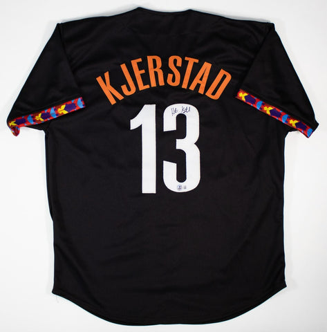 Heston Kjerstad Signed Baltimore Orioles Jersey (Beckett) #2 Pick 2020 Draft O.F