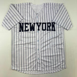 Autographed/Signed Mariano Rivera New York Pinstripe Jersey BAS Holo