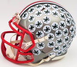 NICK BOSA AUTOGRAPHED OHIO STATE FLASH GRAY SPEED MINI HELMET BECKETT QR 203887