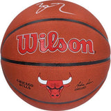 Lonzo Ball Chicago Bulls Signed Wilson Team Logo Basketball