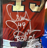 Dennis Smith Autographed 8x10 Photo Inscribed "ROF 01" with Plaque JSA COA