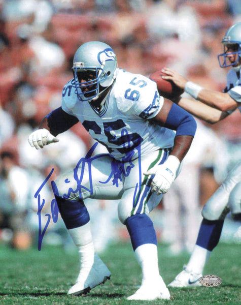 Edwin Bailey Autographed Signed 8x10 Photo Seattle Seahawks MCS Holo #63235