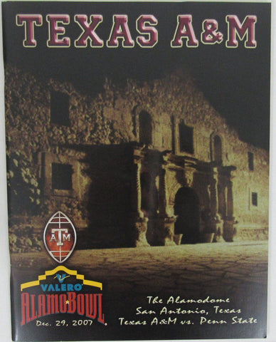 2007 Alamo Bowl Media/Press Guide Texas A&M vs Penn State 136978