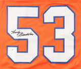 Randy Gradishar Signed Denver Broncos Orange Jersey (JSA) 7xPro Bowl Linebacker