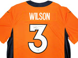 Broncos Russell Wilson Signed Orange Nike Limited Jersey Size L Fanatics Holo