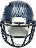 Kenneth Walker III Signed Seattle Seahawks Blue Speed Mini Helmet Beckett Wit
