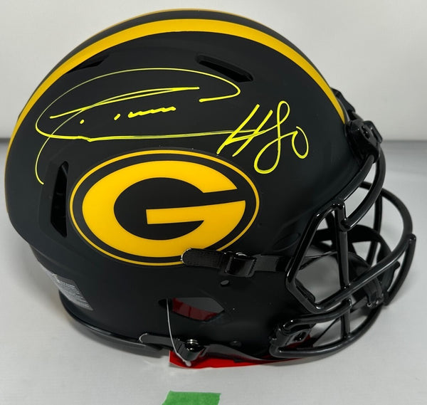 Packers DONALD DRIVER Signed Full Size ECLIPSE Authentic Speed Helmet AUTO - JSA