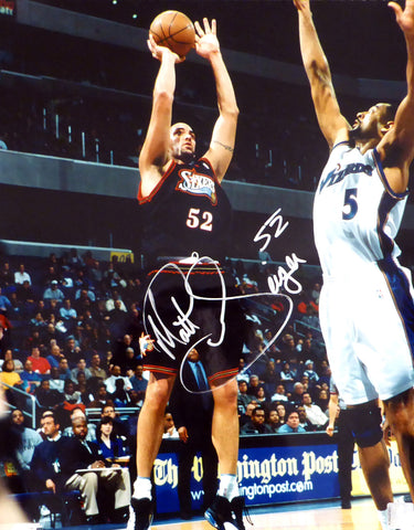 Matt Geiger Autographed Signed 16x20 Photo Philadelphia 76ers SKU #214778