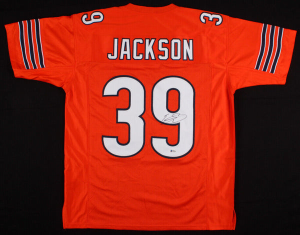 Eddie Jackson Signed Bears Jersey (Beckett COA) Chicago 2017 4th Rd Pick / Bama