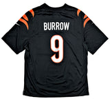 Joe Burrow Cincinnati Bengals Signed Black Nike Game Jersey Fanatics