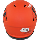 Ja'Marr Chase Autographed Cincinnati Bengals Rave Mini Helmet Beckett 50795