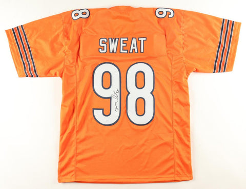 Montez Sweat Signed Chicago Bears Orange Jersey (JSA) 2019 1st Rnd Pk Linebacker