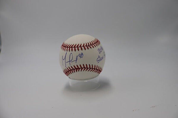 Marquez Autographed MLB Baseball Inscribed "Silver Slugger 2018" (JSA Hologram)