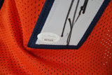 Derek Wolfe Autographed Broncos Custom Orange Jersey w/ Inscription JSA COA