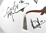 Texas Longhorns Quad Legends F/S Speed Authentic Helmet - Beckett W Holo *Smear