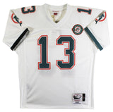 Dolphins Dan Marino Authentic Signed White 1990 TB Mitchell & Ness Jersey BAS