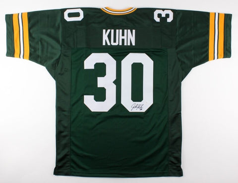 John Kuhn Signed Green Bay Packers Jersey (JSA COA) 3xPro Bowl Fullback