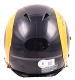 Kurt Warner Signed Rams 81-99 Speed Mini Helmet - Beckett W Hologram *Black