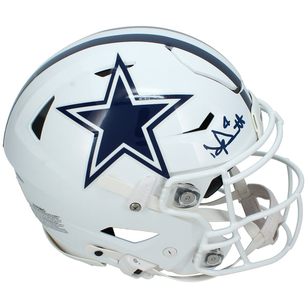Dak Prescott Autographed Dallas Cowboys Alt SpeedFlex Authentic Helmet Beckett