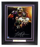 Terrell Suggs Signed/Autographed 16x20 Photo Ravens Framed Beckett 199073