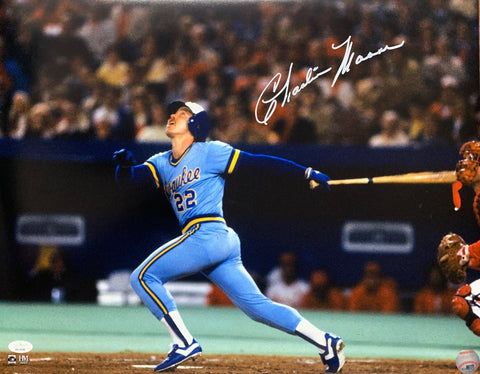Milw Brewers 1982 AL Champion CHARLIE MOORE Signed 16x20 Photo #7 AUTO - JSA