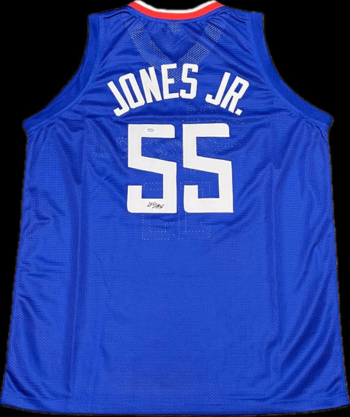 Derrick Jones Jr Signed Jersey PSA Los Angeles Clippers Autographed