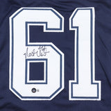 Nate Newton Signed Dallas Cowboys Blue Jersey (Beckett) 3xSuper Bowl Champion