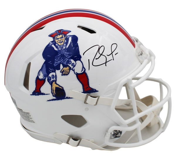 Randy Moss Signed New England Patriots Speed Authentic TB 1982-1989 NFL Helmet