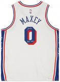 FRMD Tyrese Maxey 76ers Signed Nike Association Swingman Jersey w/Mad Max Insc