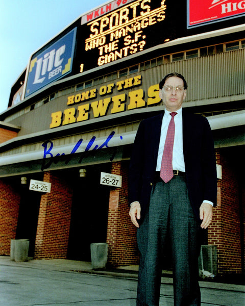 Brewers Commish BUD SELIG Signed 16x20 Photo #1 AUTO - HOF 2017 - JSA