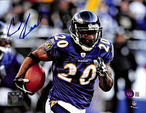 Ed Reed Autographed/Signed Baltimore Ravens 8x10 Photo Beckett 42534