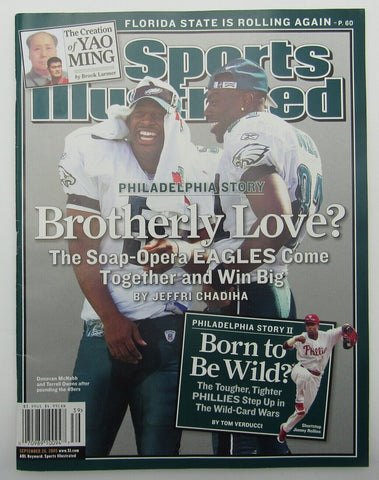 2005 Sports Illustrated Eagles Donovan McNabb/Owens Newstand NO LABEL 159503