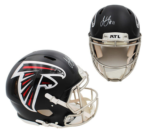 Julio Jones Saigned Atlanta Falcons Speed Authentic NFL Helmet