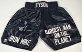 Iron Mike Tyson Signed "Baddest Man on the Planet" Boxing Trunks (Beckett)