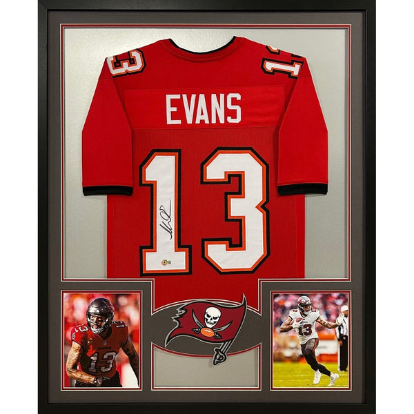 Mike Evans Autographed Signed Framed Tampa Bay Buccaneers Jersey BECKETT