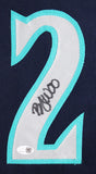 Bryan Woo Authentic Signed Navy Pro Style Framed Jersey Autographed JSA Witness