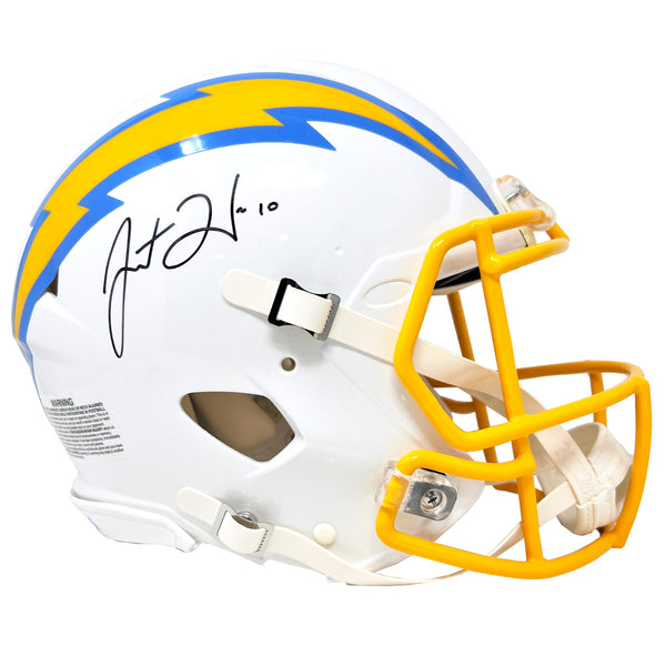 Justin Herbert Los Angeles Chargers Signed Riddell Authentic Helmet BAS Beckett