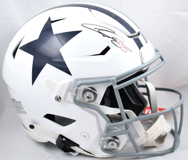 cowboys football helmet flex CeeDee Lamb Autographed Dallas Cowboys F/S 60-63 Speed Flex Helmet