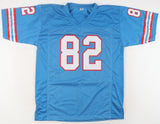 Mike Renfro Signed Houston Oilers Jersey Inscribed "Luv Ya Blue" (JSA COA) W.R.