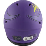 Adrian Peterson Autographed Minnesota Vikings Rave Mini Helmet Beckett 49607