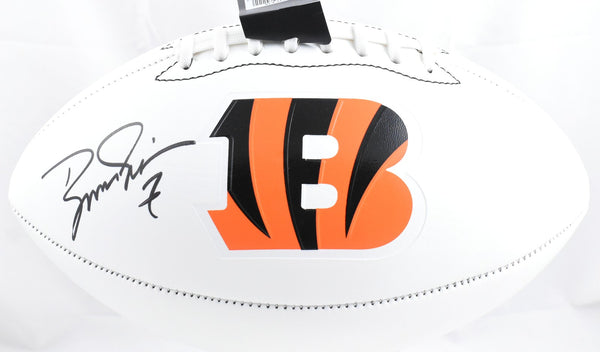 Boomer Esiason Autographed Cincinnati Bengals Logo Football - Beckett W Hologram