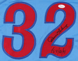 Dennis Martinez Signed Montreal Expos "El Presidente"Jersey Inscribed PG 7/28/91