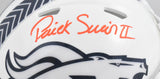 Patrick Surtain II Signed Broncos Salute 2024 Speed Mini Helmet - Beckett W Holo