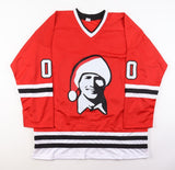 Chevy Chase Signed Chicago Blackhawks Griswold Jersey Christmas Vacation Beckett